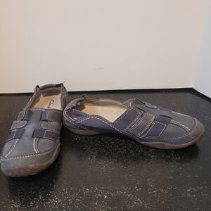 Clarks Haley Stork Blue Hiking Shoes